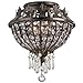 11W Vanderbilt English Bronze Flush Mount Ceiling Light