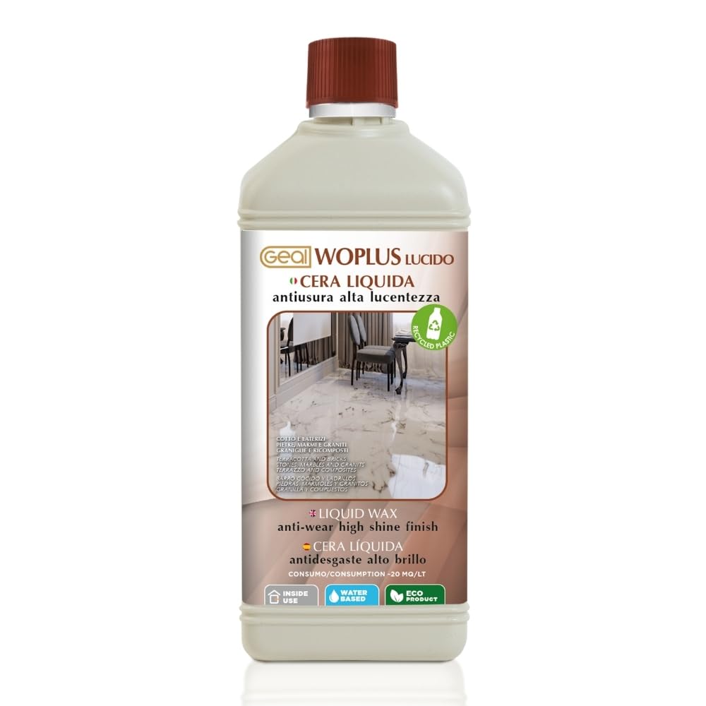 GEAL WOPLUS BRILLANT Cire liquide anti-usure, protection et antitache Finition brillante 1 l