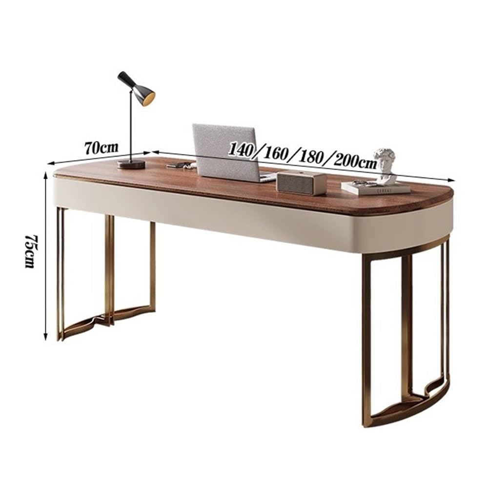 Acrittura Scrivania for l'home office con postazione di lavoro for studio e scrittura struttura in metallo(S)