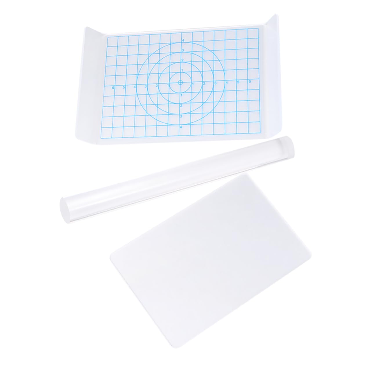 Beatifufu Clay Tools Acrylic Rollers Sculpting Tools Rolling Boards for DIY Polymer Clay Projects