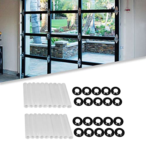 GTPARTES 80mm Garage Door Hinge Quiet Roller Sleeves Compatible with Quiet Garage Door Rollers