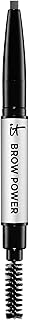 IT Cosmetics Brow Power, Universal Taupe – Tamaño de viaje – Lápiz universal para cejas – Imita el aspecto del cabello rea...