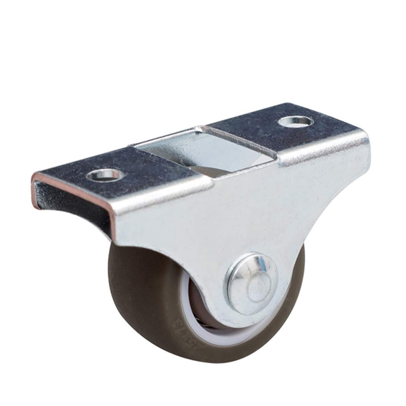 Ruedas giratorias, Ruedas para sillas de Oficina, Ruedas de Goma para Transporte de Muebles, Ruedas fijas de 25 mm, fijación de Goma de 50 mm, Juego de 4
