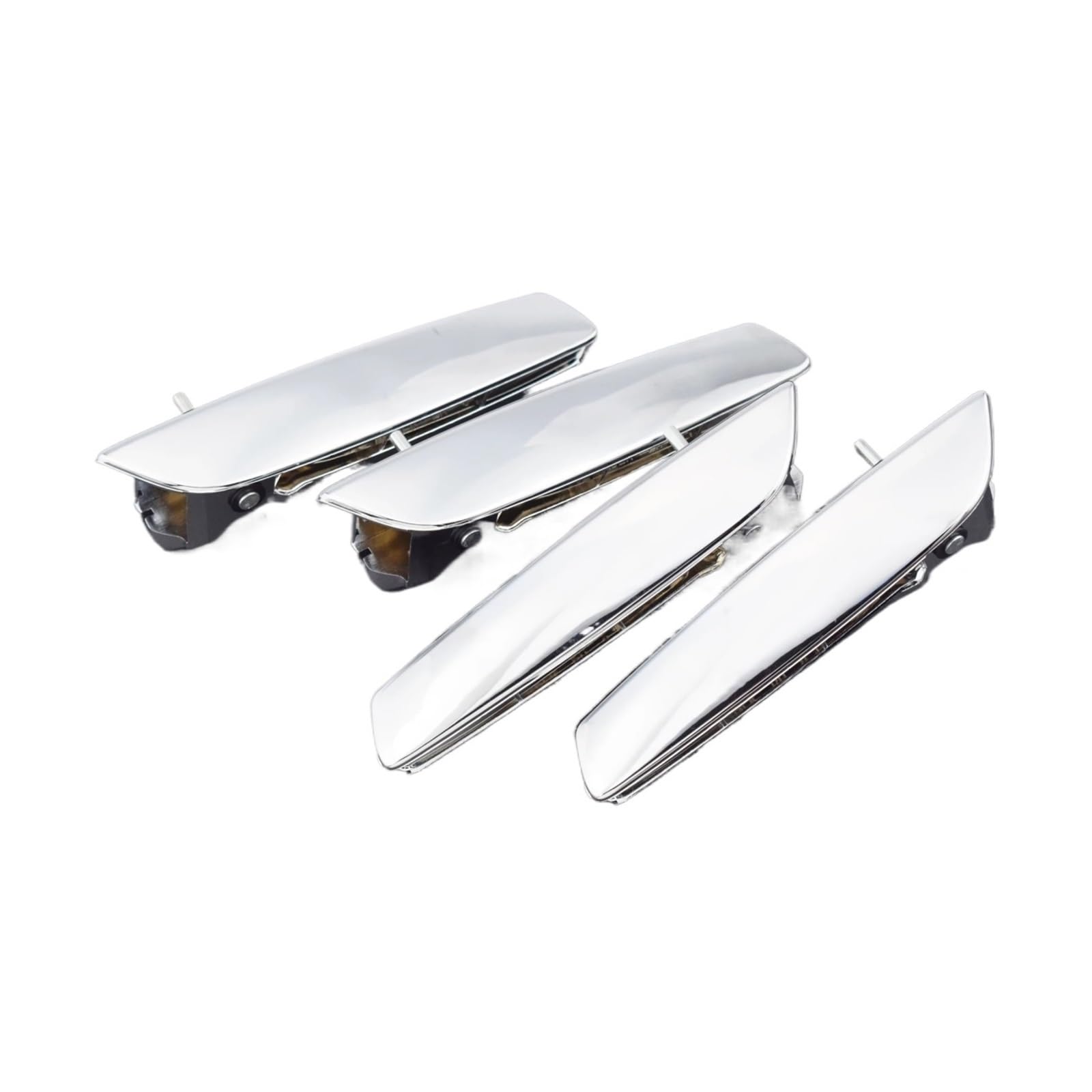KEBJSBGTD Chrome Inside Door Handle Lever Left Right 2007-2013 for Ca&dillac Escalade for Ch&evrolet Silverado Suburban Tahoe Sierra Yukon Cars Doors Handles