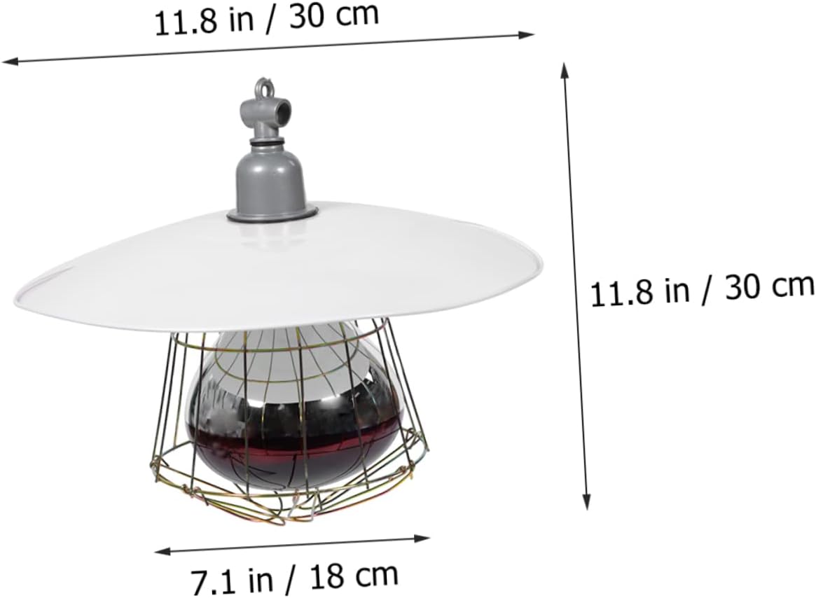 POPETPOP Livestock Warming Lamp for Piglets Heat Preservation Light Ceramic Socket Safe Heating Tool Adjustable Temperature and Energy Efficient