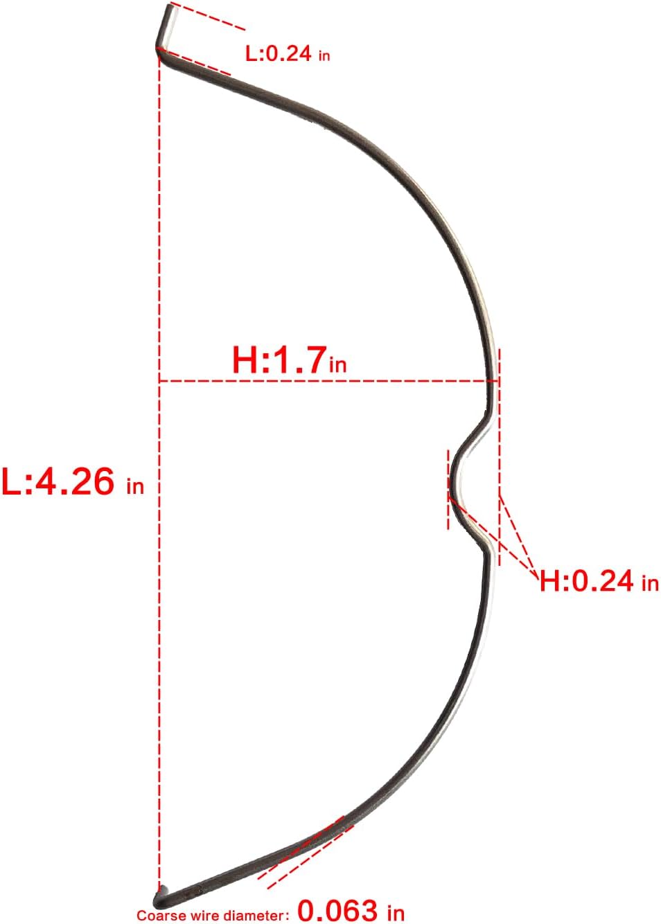 Replacement for Frigidaire 316087500 Range/Stove/Oven Lens Retainer Unit 495989 AH438391 EA438391 PS438391