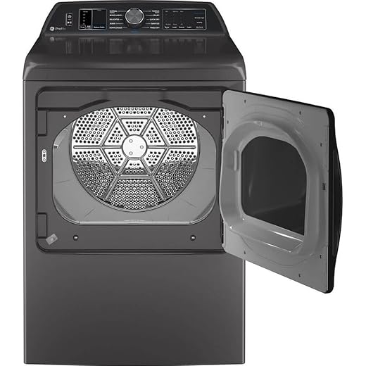 GE Profile PTD70EBPTDG 7.4 Cu. Ft. Gray Smart Electric Dryer