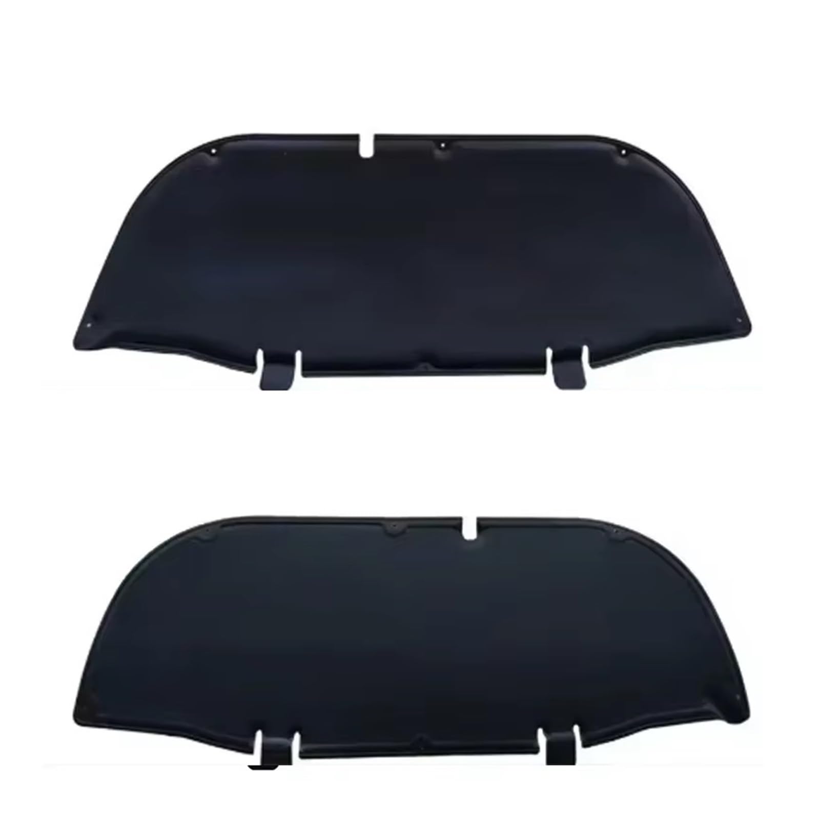 Para Toyota para Corolla Cross XG10 2022-2024 Almohadilla aislante acústica y térmica para el capó del coche, color plata/negro Tablero aislamiento acústico térmico para coche(Estilo a)