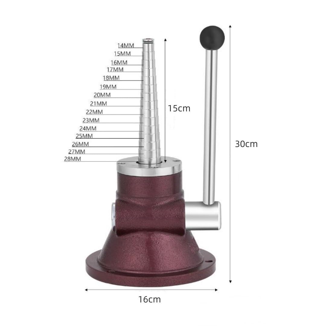 Ringexpander, kreisförmiger Ringvergrößerer, Schmuckexpansionsmaschine, Schmuckherstellungswerkzeug, für Ringe, Ringformung und Reparatur (Grey)
