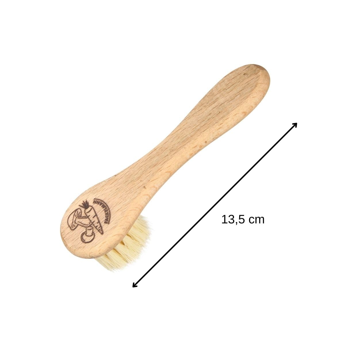 Fackelmann Cepillo para verduras 31048, natural, diámetro 30 x 135 mm