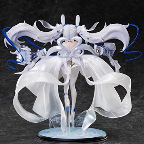 1/7 Azur Lane Action Figures, 24Cm Uss Laffey White Rabbit And Pledge Wedding Dress Ver. Anime Toy Statue Pvc Environmental Protection Materials Decoration Ornaments #TOP7