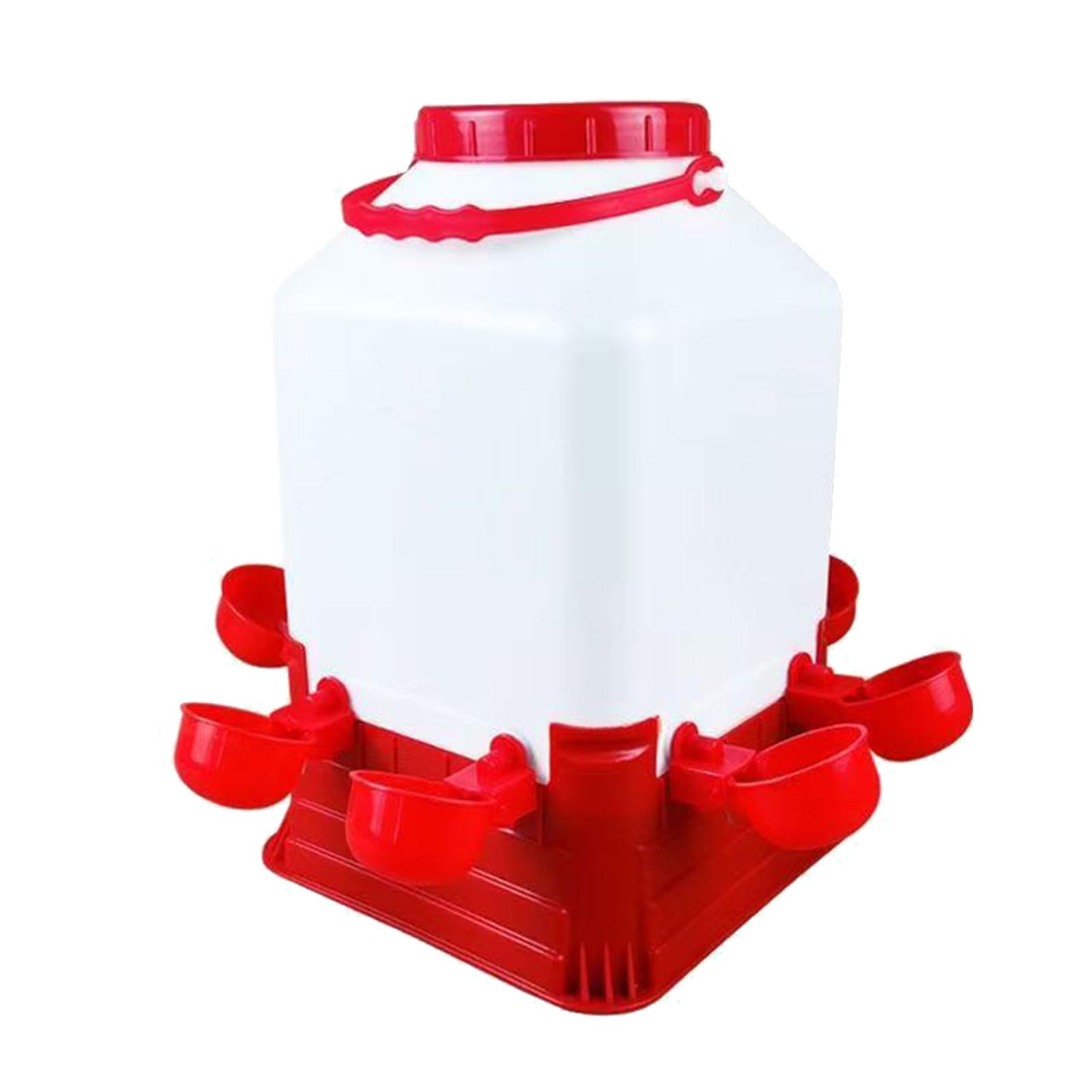 Alimentador automático para pollo, diseño antiresiduos, para aves de corral, gansos, patos, sello a prueba de fugas, herramienta de alimentación antiderrames, dispensador de agua de pollo a
