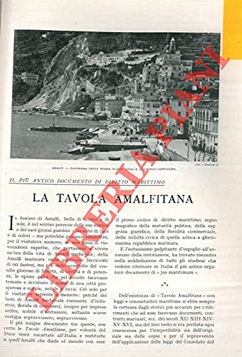 Il piu\' antico documento di diritto marittimo. La Tavola Amalfitana.
