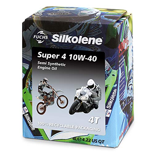 Silkolene 601450648 Super-4 Huile 10W40-4L