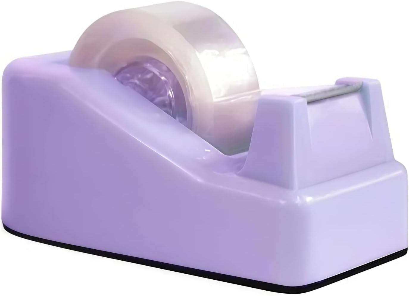 1 Pc Purple Tape Dispenser Desk with Weighted Non-Skid Base, Heavy Duty Cute Tape Dispenser for Packaging in Office,Restaurant, Flower Shop