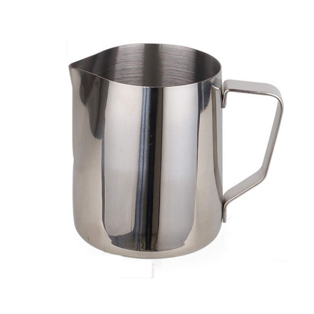 GUOYI Stainless Steel Kitchen Craft Milk Tea Coffee Garland Cup Jug Milk Frothing Pitcher(1500ml)