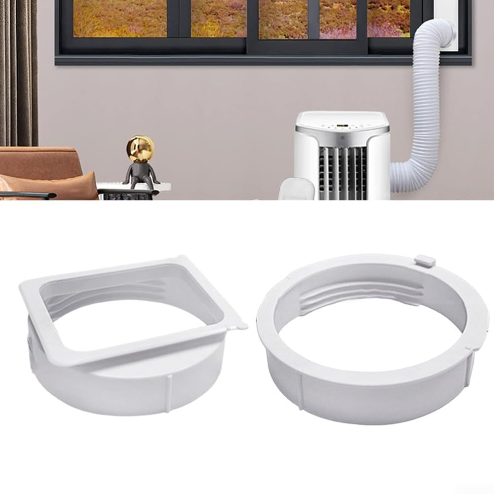 Adattatore per tubo di scarico dell'aria condizionata, connettore per tubo di scarico, connettore per tubo di scarico portatile mobile (150 mm) (KY-35 15 cm)