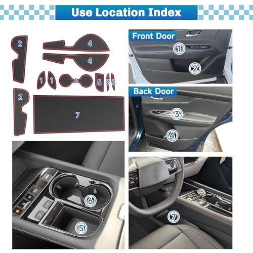 Inserto portavasos para Nissan Murano 2025-2026 rojo miniatura 2