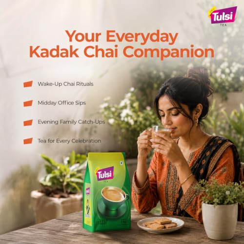 Image of Tulsi Tea CTC Leaf 2kg|Authentic Assam Tea|Premium Chai Patti