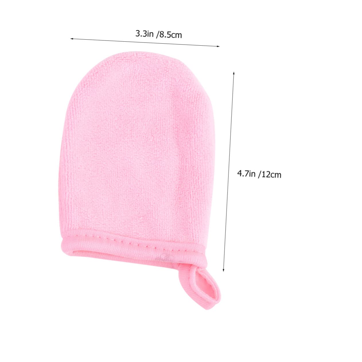 BIUDECO Makeup Pads Gloves 3pcs Facial Cleaning Set Soft Microfiber Pads for Gentle Make up Removal