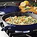 Tramontina Bestow Enameled Cast Iron Skillet with Lid, 12-inch Frying Pan, Blue