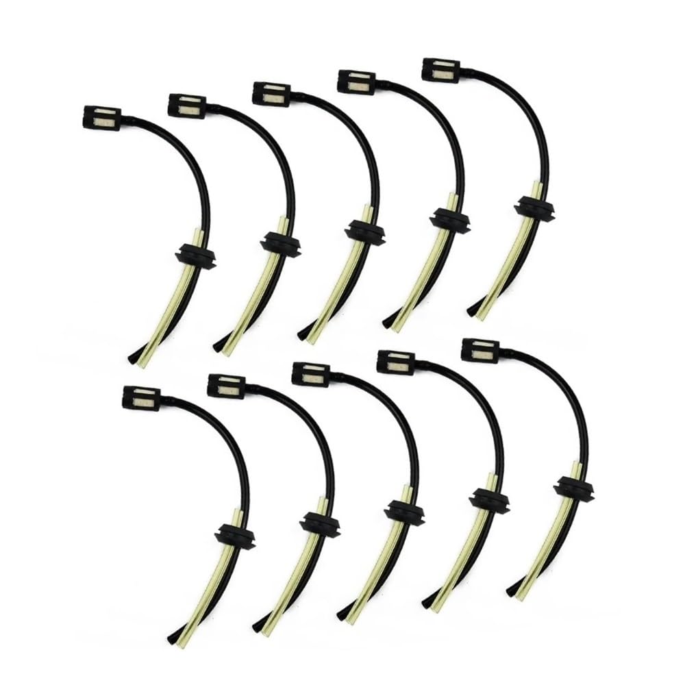Kit de Tubo Flexible de Combustible, 10 Uds., Apto for cortacésped, desbrozadora, Pieza de jardín Piezas de cortacésped