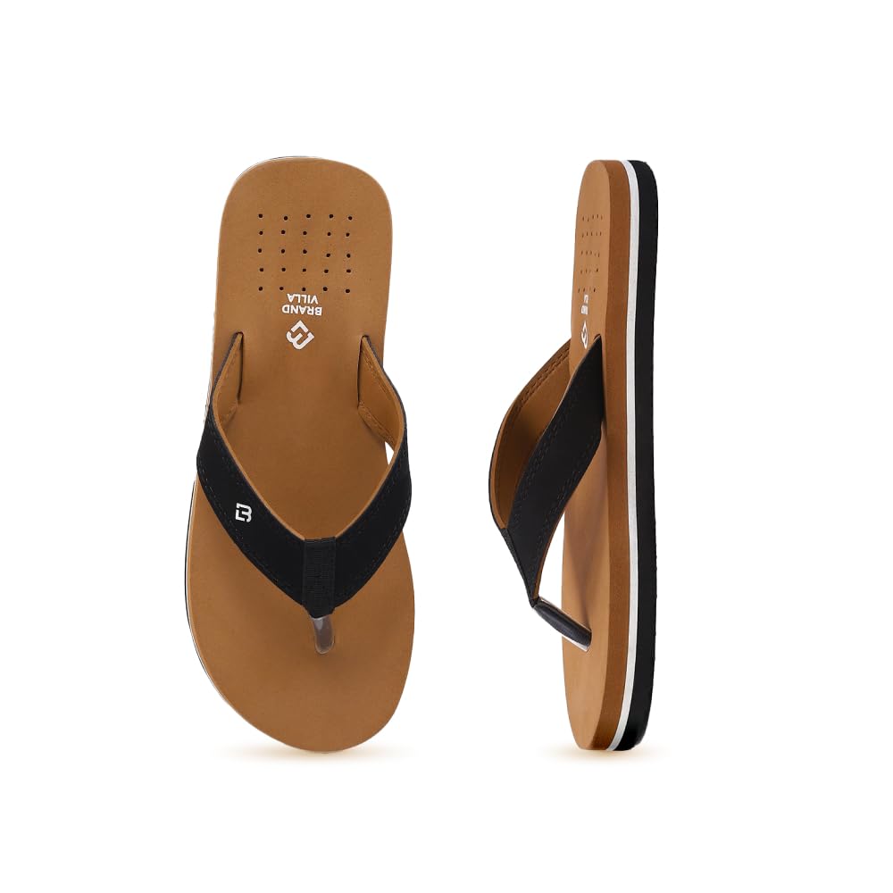 BRAND VILLA Brandvilla Doctor Slippers For Men Gents Daily Use Light Weight/Health/Ortho Care/Orthopedic/Diabetic/Antiskid/Acupressure/Pain Relief/Comfortable/Dr Sole Footwear/Home Chappal/Flip Flops