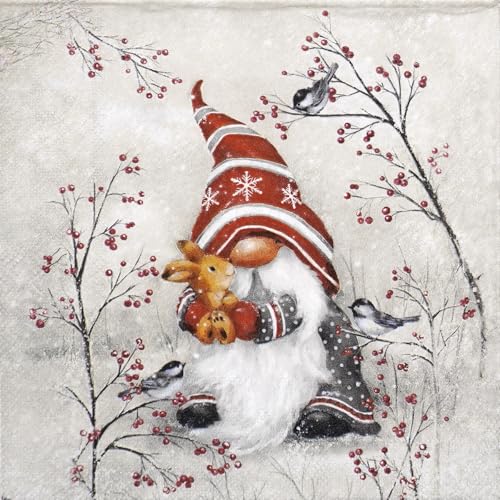 Ambiente Servietten Cocktail Kaffee Papierservietten 25 x 25 cm / 20...