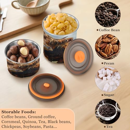 Envase hermético para café acero inoxidable 500 ml miniatura 5