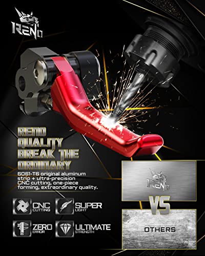 Reno Pivot Clutch Brake Levers Dirt Bike Adjustable Handle Compatible With Cr80R Cr85R 1998-2007 | Cr125R Cr250R 1992-2003 | Crf150R 2007-2022 | Crf450R 2002-2003 Red #TOP2