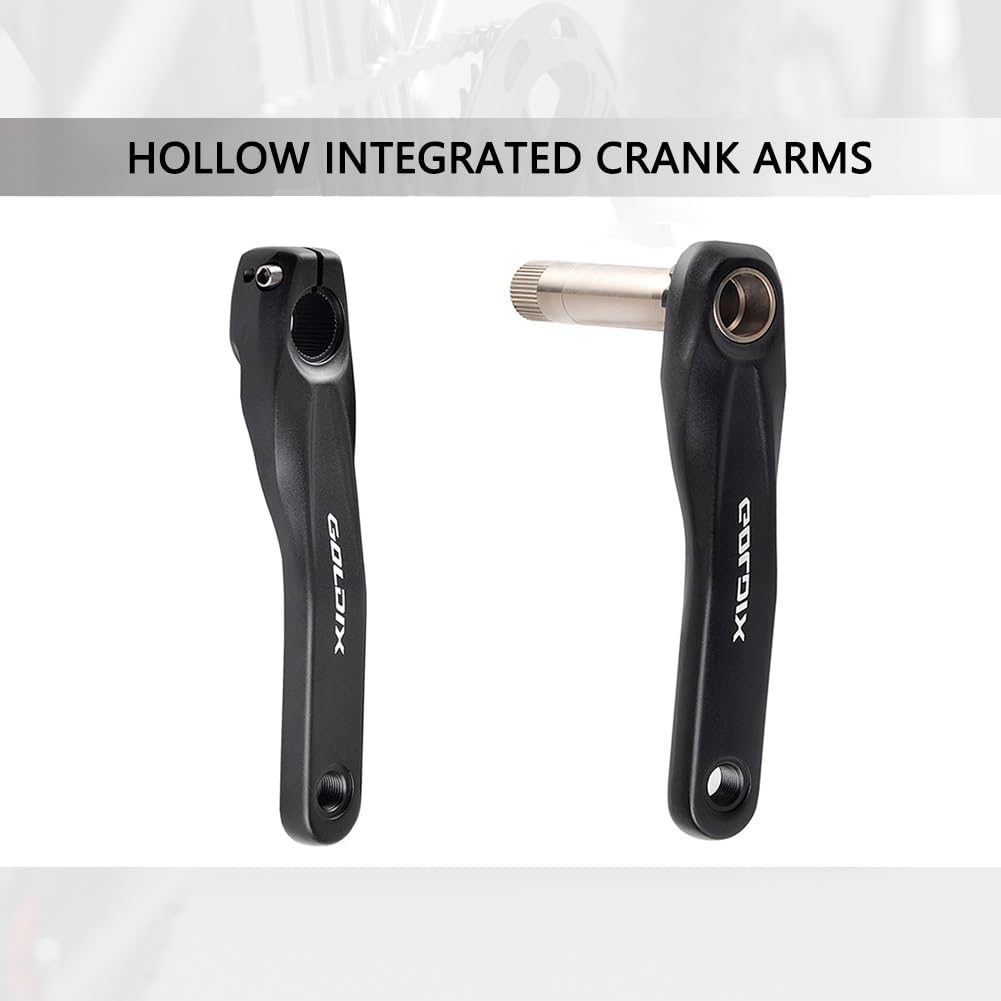 Guarnitura per Mountain Bike 170mm 175mm Guarniture Direct Mount Hollow Integrated Cread Braccette con Movimento Centrale BSA 68-73mm Adatto a 7/8/9/10/11/12 velocità Lega di Alluminio
