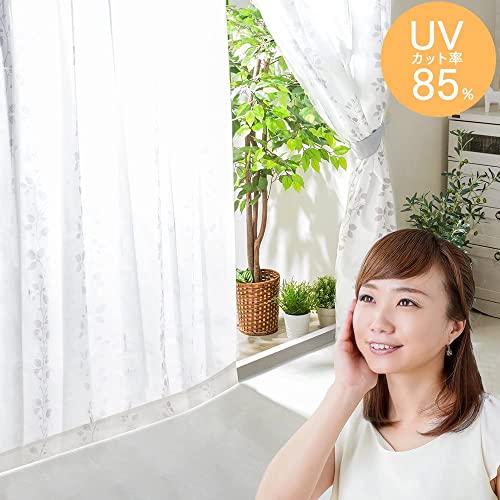 グレーカラーのカーテン全体像