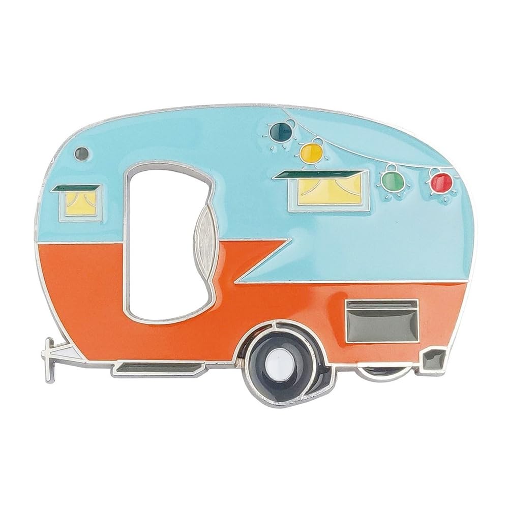 CTRLZS Bottle Opener Magnetic with Fridge Magnets Sticker,RV- Bottles Opener Caravan Bottle Beer Opener Beer Gift