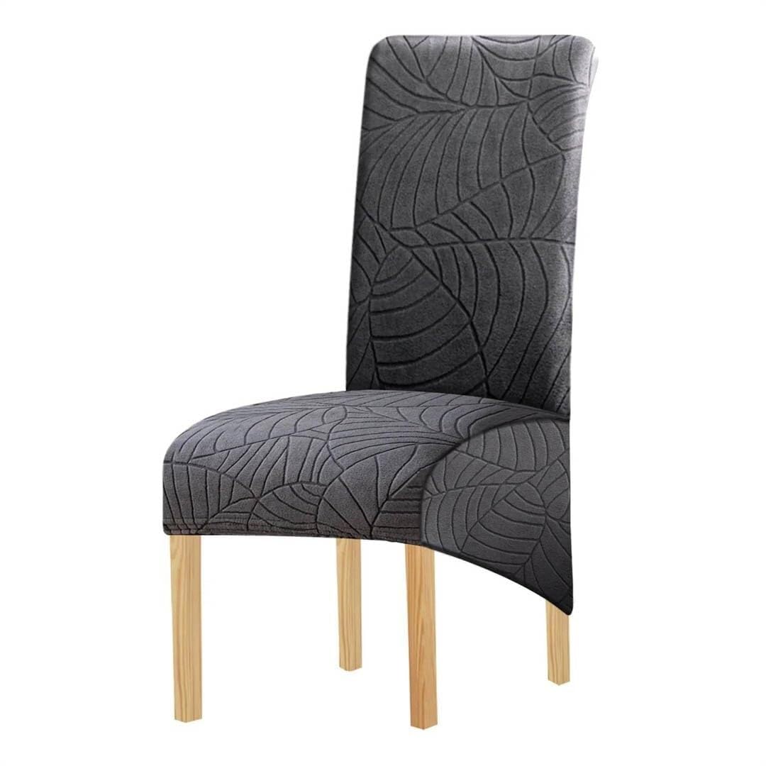 NMVAWIPT Leaf Pattern Stretch Chair Covers, Removable Washable Seat Protectors With Universal Fit For Home & Commercial Decor(New8,6pcs)