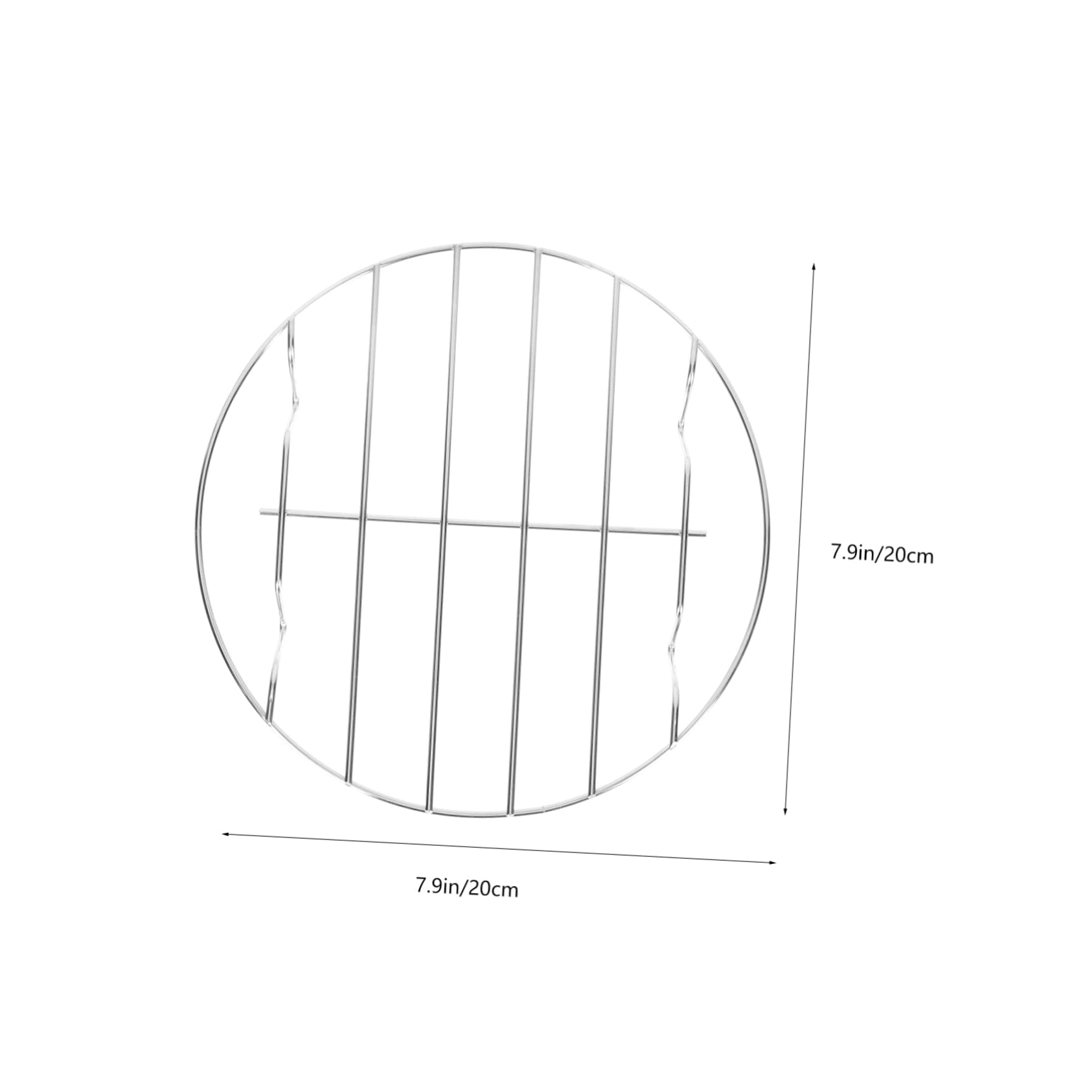 TOPBATHY 6 Pezzi Cremagliera A Vapore Cremagliera Per Contenitori A Pressione Vassoio Riscaldante Vassoio Rotondo Piastra Griglia Accessori Supporto Per Utensili Da Cucina Supporto Per
