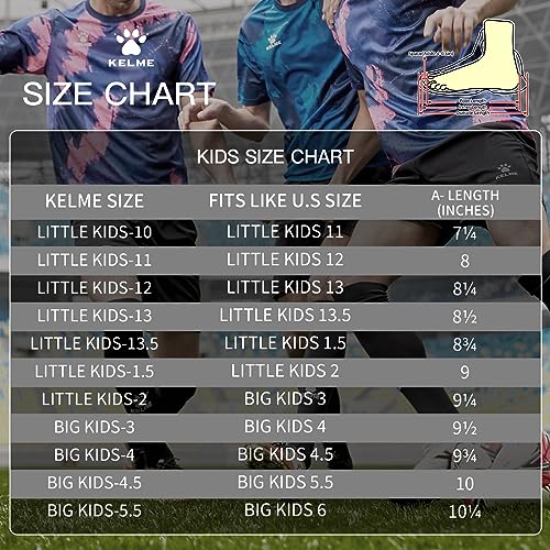 KELME Kids Soccer Shoes TF Soccer Cleats Boys Girls Professional Futsal Sneaker Breathable Athletic Football Boots for Outdoor Indoor2