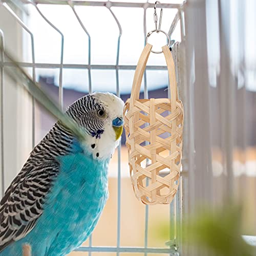 iplusmile Vogel Accessoire 2 STKS Vogel Papegaai Foerageren Mand Pet Kip Foerageren Kleine Mand - Afbeelding 6