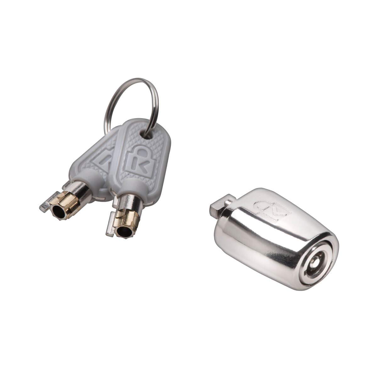 Kensington K64430S MicroSaver Chassis-Schloss für Desktop-Computer (Schwarz/Silber)