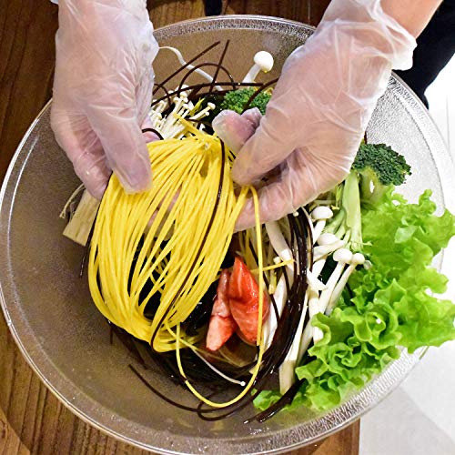 100 guanti usa e getta in gomma senza polvere in