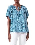 Bluse kurzarm s.Oliver Women\'s Short-Sleeved Blouse Bluse Kurzarm, deep Teal AOP (68A0), 36