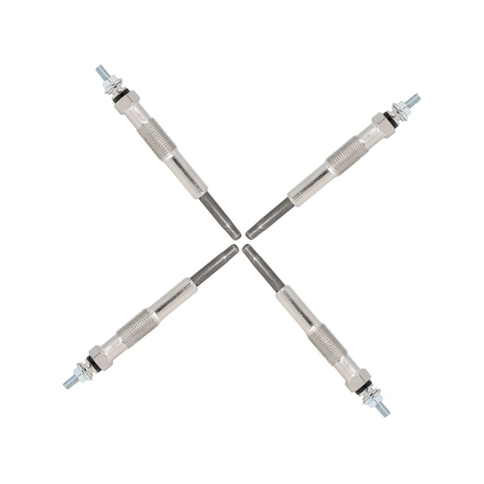 Set di candelette di preriscaldamento Diesel di Ricambio OE 7700100558 0250202035 per Clio MK2 1998 1999 2000 2001 2002 2003 2004 2005, 4 Pezzi