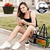 Ksvaye Sac Transparent Approuvé par le Stade Sacs Fourre Tout Transparent Sac à Bandoulière Transparent avec Bandoulière Réglable Portable Clear Bag pour Concert, événement Sportif (30 x 30 x 15 cm) #3