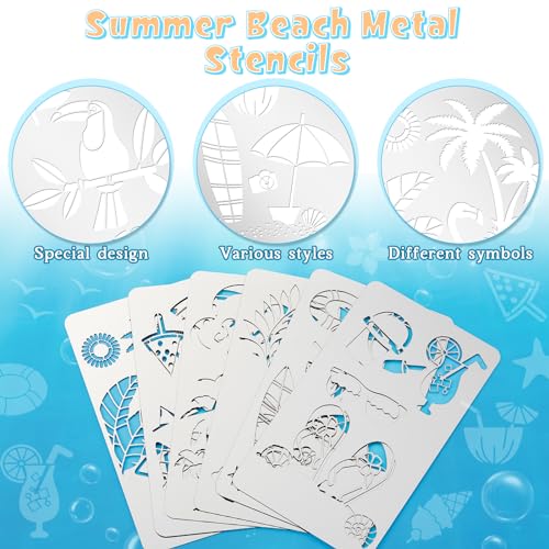 Plantillas para diario y scrapbooking Lewtemi de estilo veraniego 4