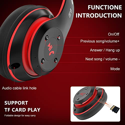 Rebocico Bluetooth Headphones Over Ear - Image 4