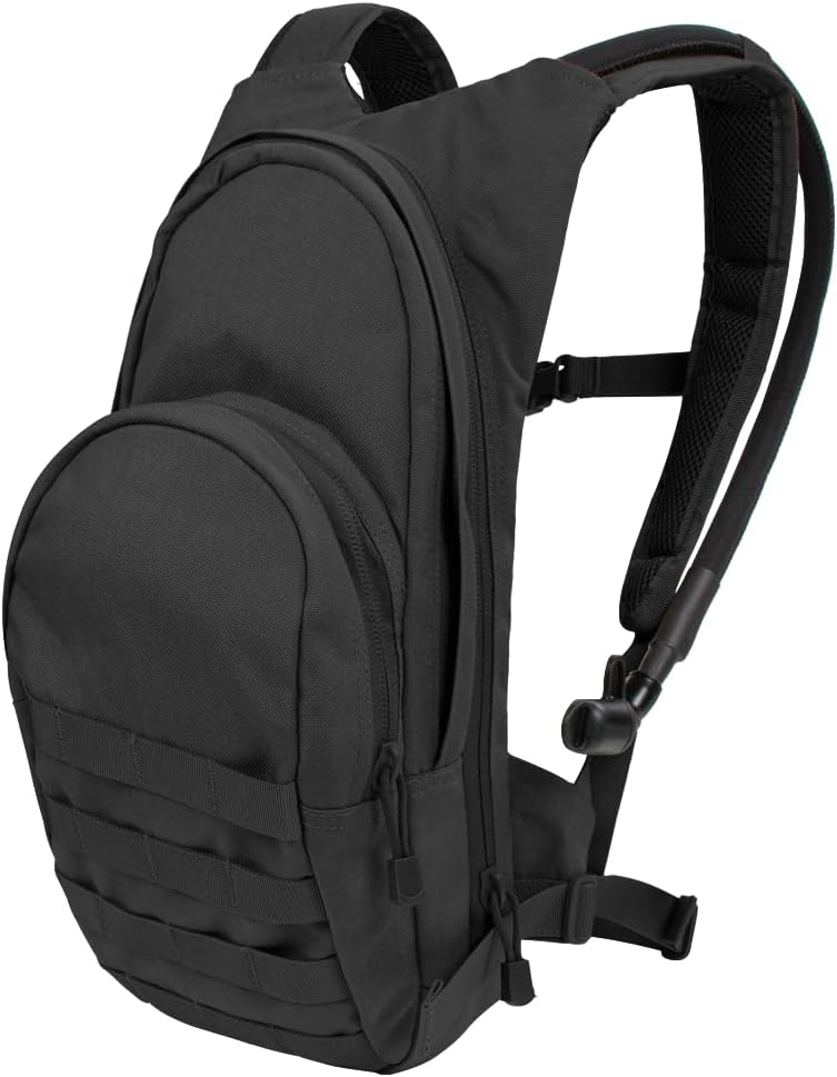 Black Color Hydration Pack Backpack 2.5 Liter (84oz) Bladder for Cycling, Moutain Biking, Snowboarding, Hiking, and Great Outdoors