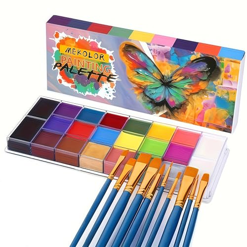 Face Body Paint Set-Athena Painting Palette,10 Professional Artis...