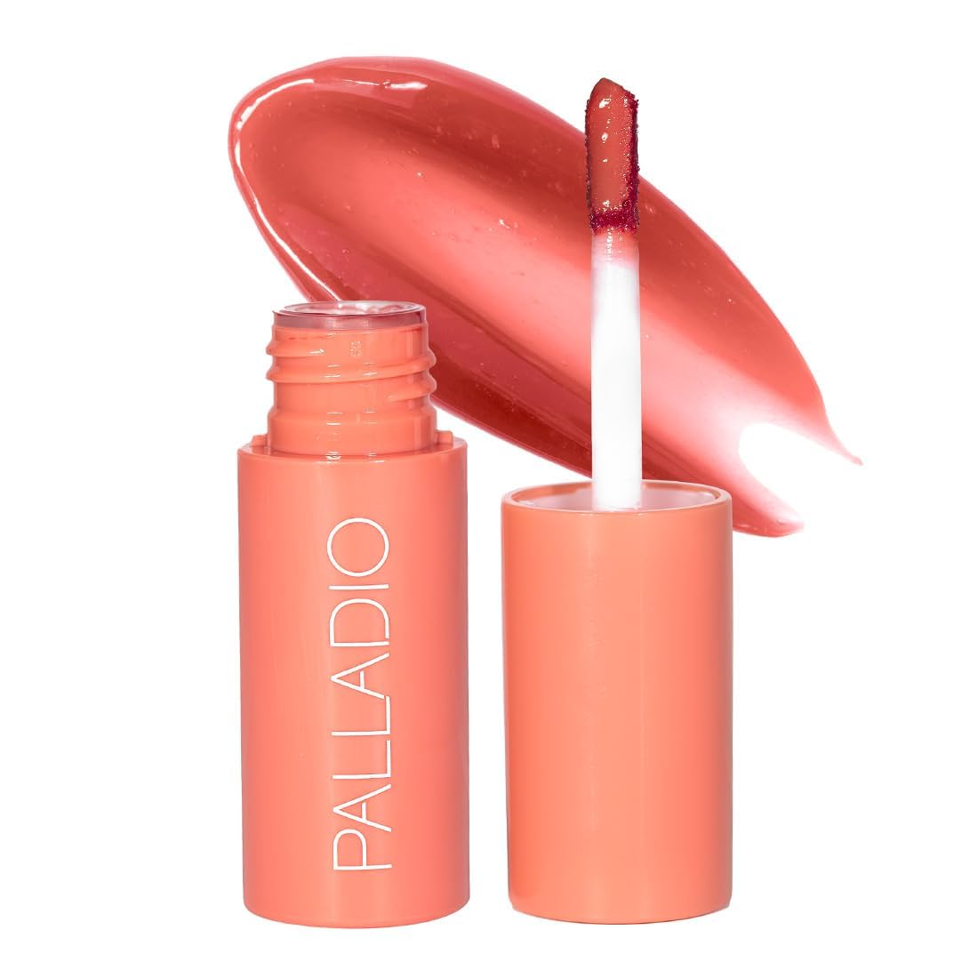 Palladio Jelly Tint, Liquid Stain for Cheeks & Lips, Vivid Color Lip Stain, Lightweight Non-Sticky and Transfer-proof, Natural Finish Makeup, Nude