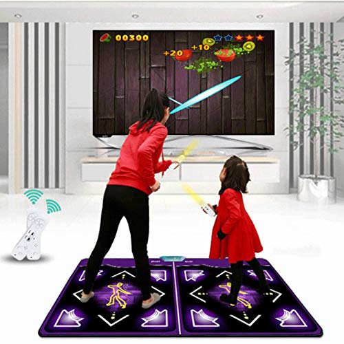 Doppeltanzmatte Tanz Teppich HD-Spielekonsole Gewicht verlieren Laufen drahtlose Technologie Arcade-Stil Tanzspiele, somatosensorische
