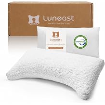 Memory Foam Pillow for Sleeping - Stardust Cooling Pillow with Neck Support, Breathable Bed Pillow, Adjustable Pillow for Side, Back and Stomach Sleepers, King Size, 18x34 Inches