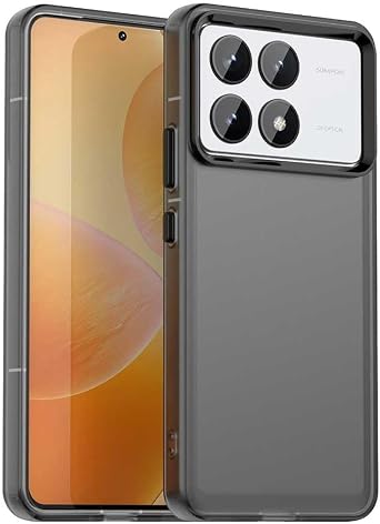 Case for Xiaomi Poco F6 Pro 5G, Anti-Scratch & Non-Yellowing, Military Grade Protection, Frosted Translucent Shockproof Protective Phone Case Compatible with Xiaomi Poco F6 Pro 5G A